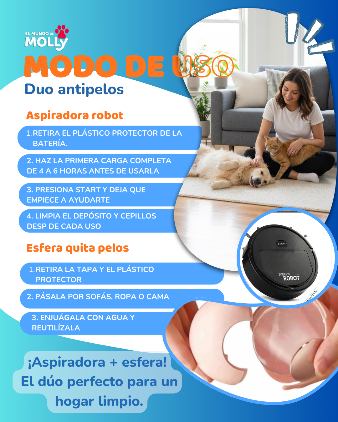 aspiradora control pelos