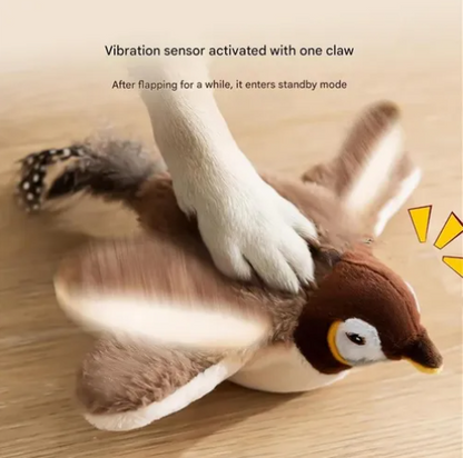Q - Peluche Eléctrico para gatos aletea
